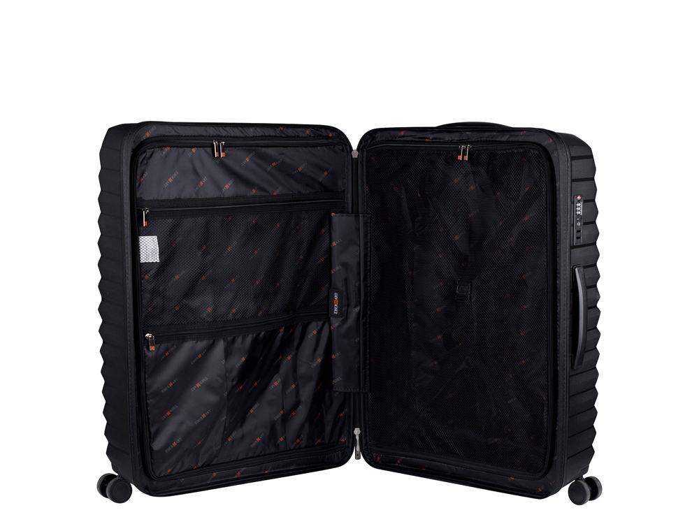 Чемодан Eberhart Dune большой L полипропилен черный 46D-009-428-4