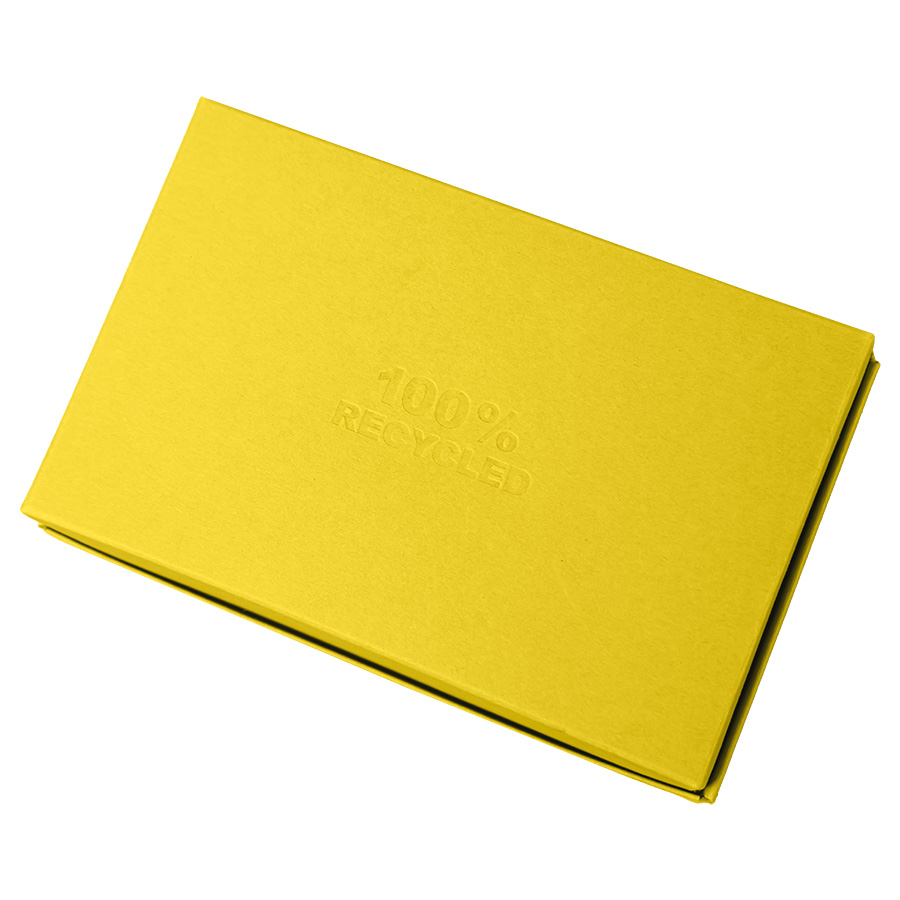 Коробка картонная, "COLOR" 11,5*6*17 см; желтый, желтый-3