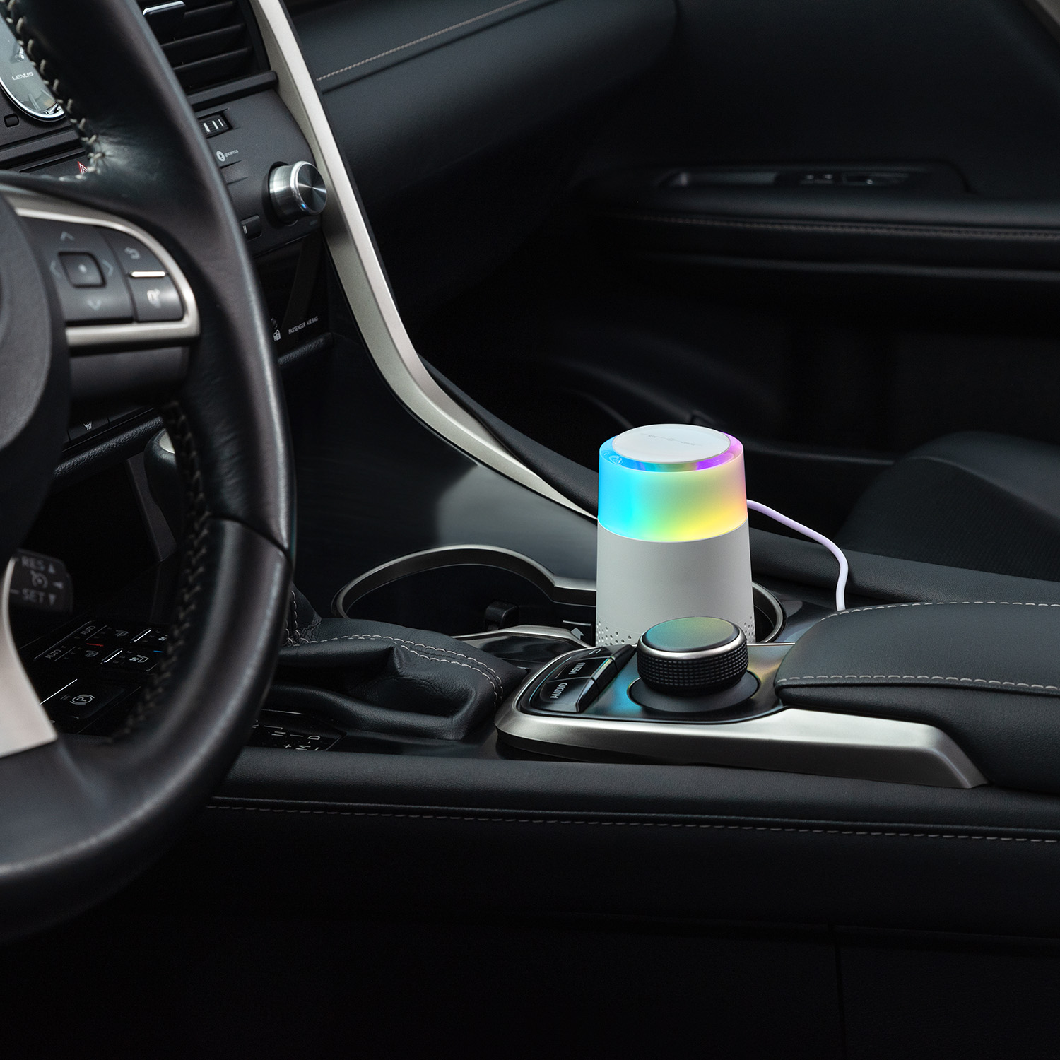 Очиститель воздуха с подсветкой Pure, белый-5