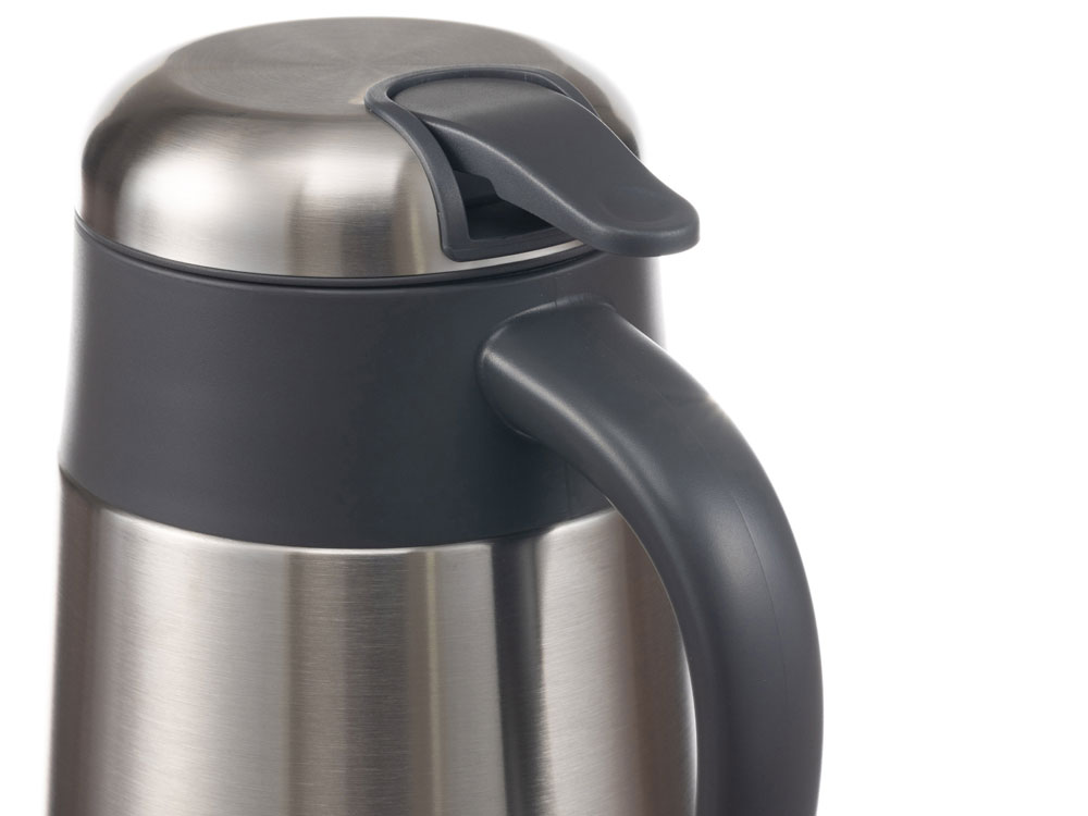 Термокофейник Stinger, 1,6 л, нержавеющая сталь, серебристый, 18 x 13,6 x 25,9 см-3