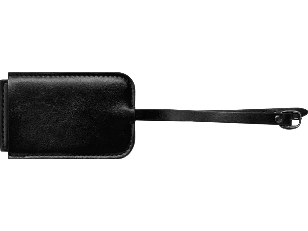 Багажная бирка из PU Fabrizio, черный-4