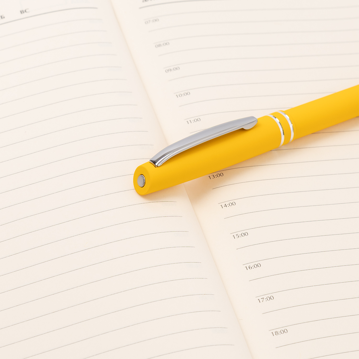 Шариковая ручка Consul, желтая-4