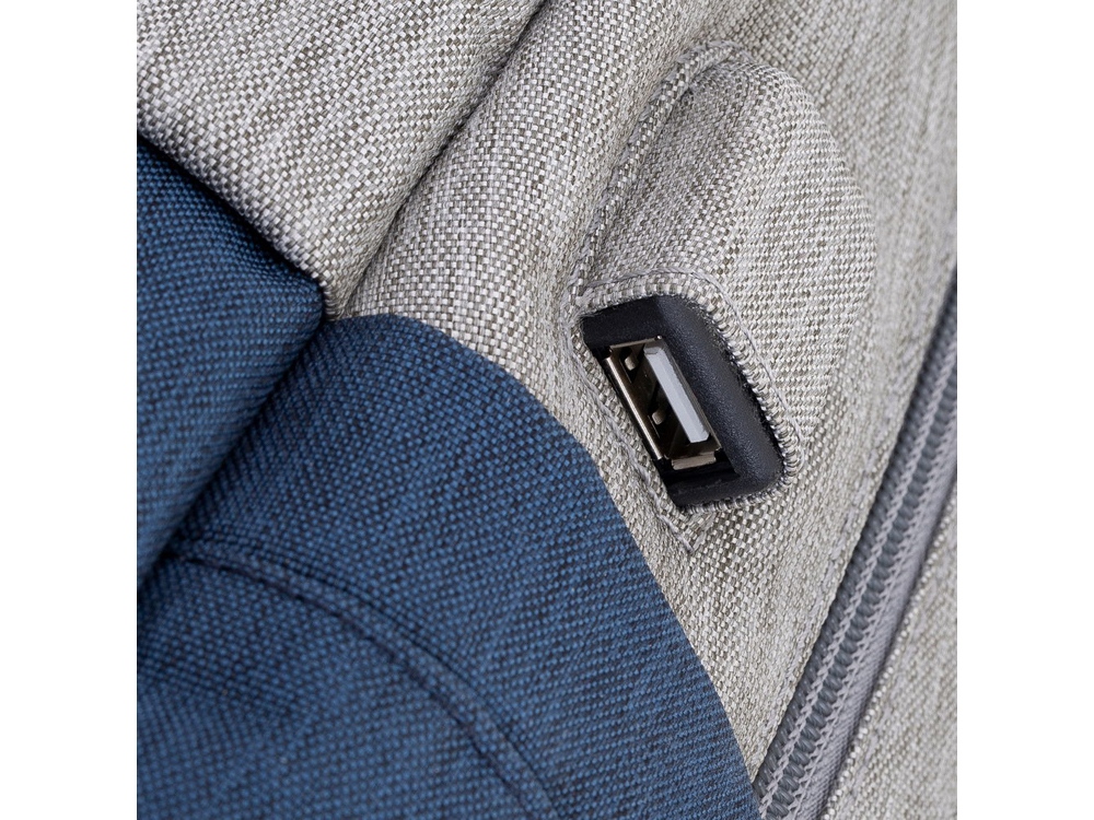 RIVACASE 7567 grey/dark blue рюкзак для ноутбука 17.3 / 6-13
