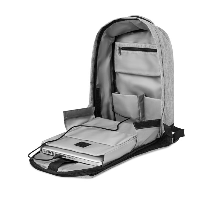 Рюкзак для ноутбука, серый-6