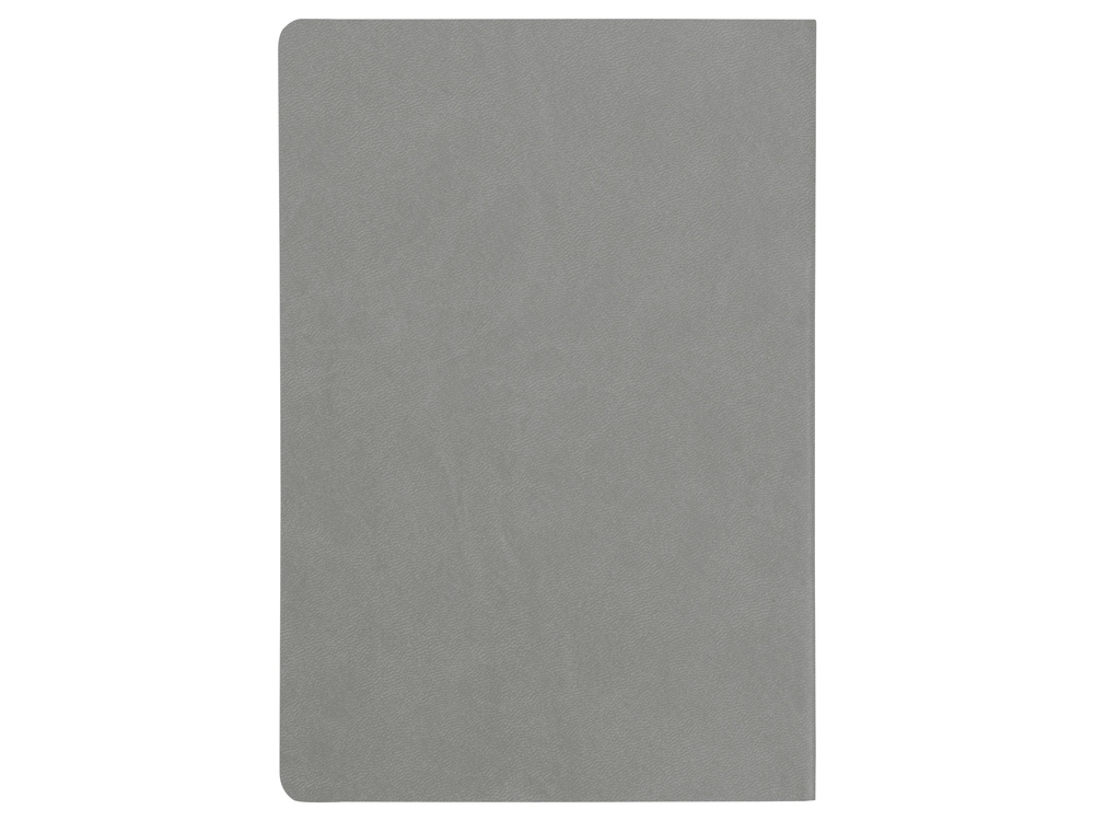 Блокнот Wispy линованный в мягкой обложке, серый-4