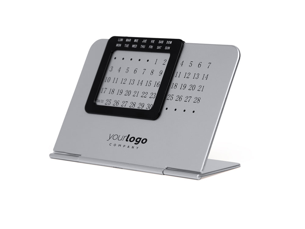 Настольный вечный календарь FENIX, серебристый-1