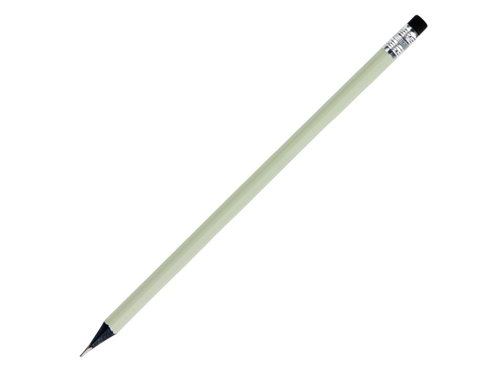 Карандаш трехгранный Blackie 3D, оливковый-0