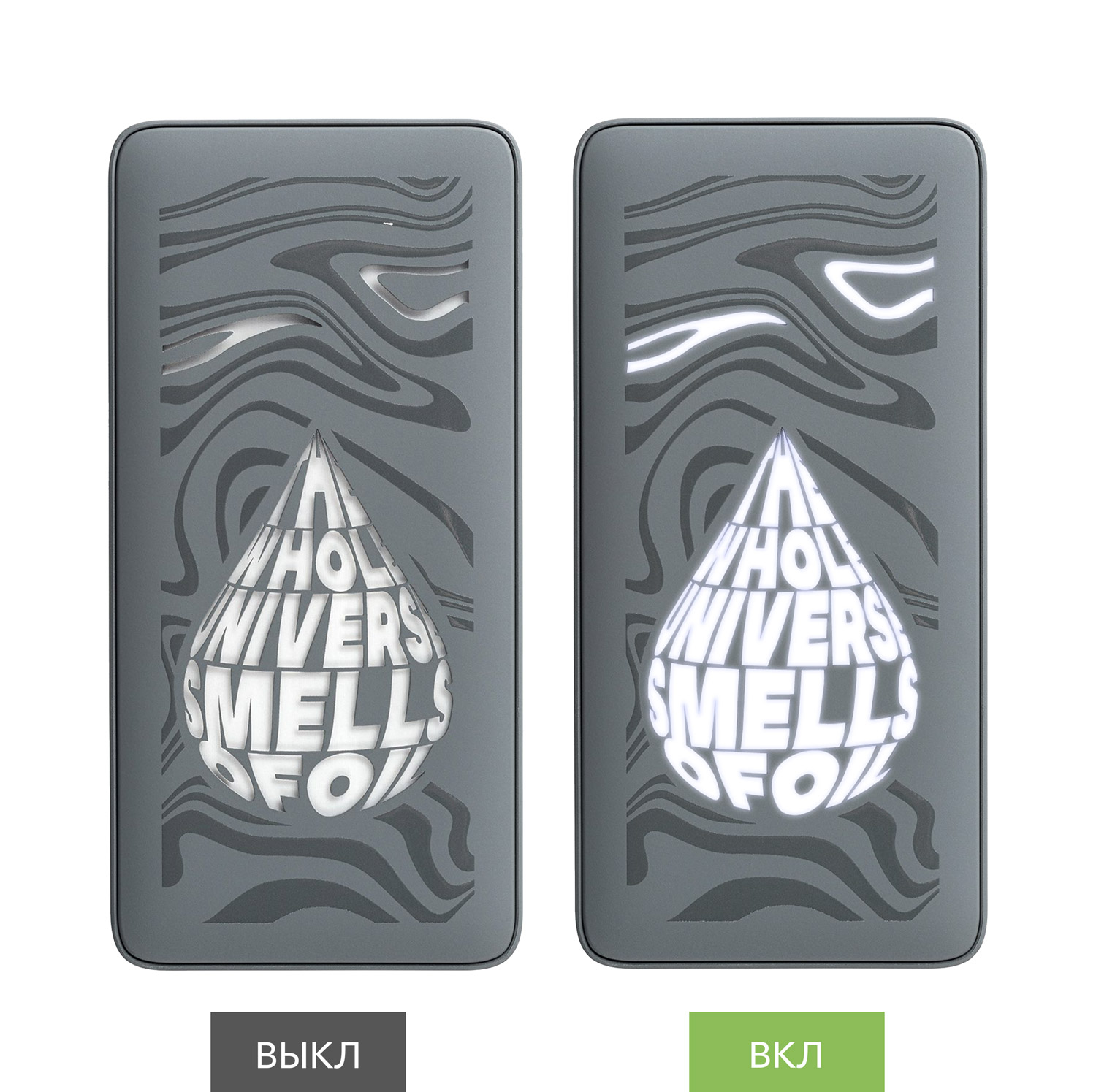 Внешний аккумулятор с подсветкой Ancor PD Plus 10000 mAh, серый-10