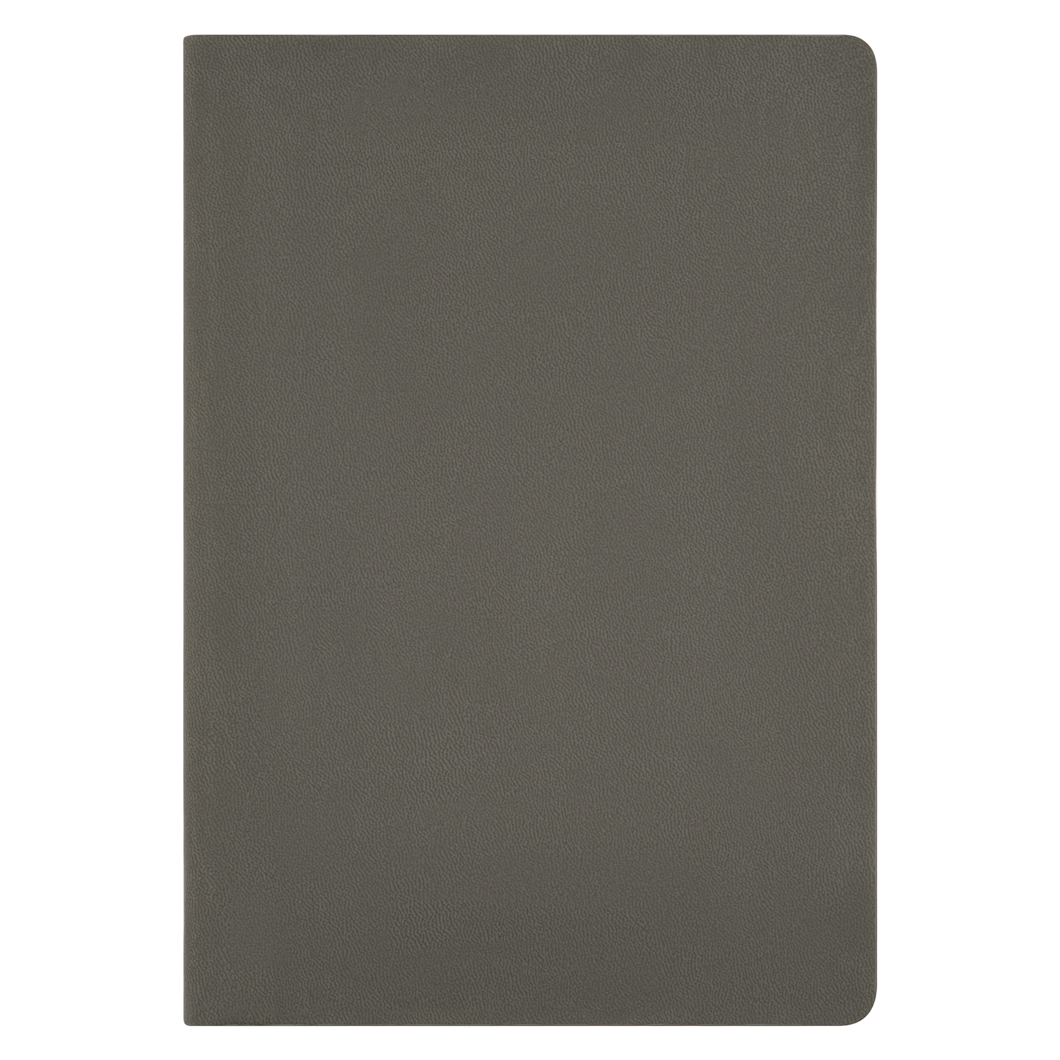 Ежедневник Латте софт-тач (Latte soft touch) недатированный, серый/красный-3