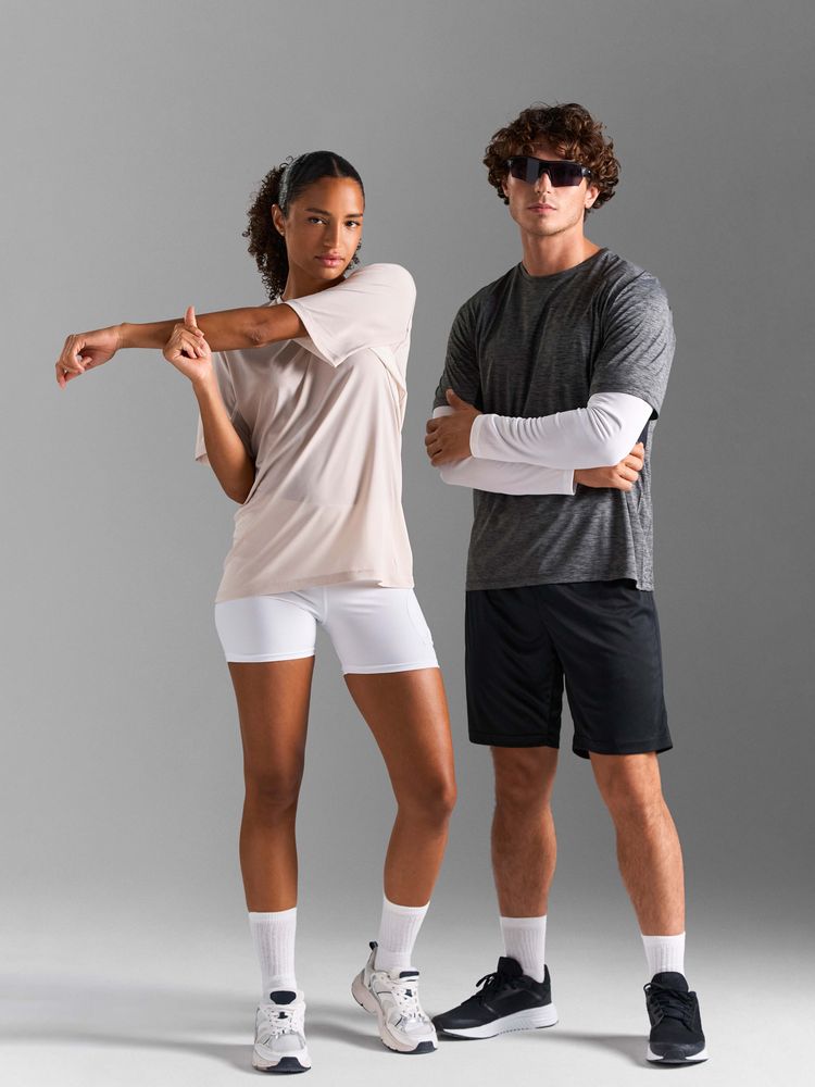 Футболка спортивная унисекс Storm, серая-6