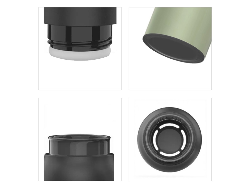 Термос из нерж. стали тм THERMOcafe TCSB-600SY (GR) 0,6L-2