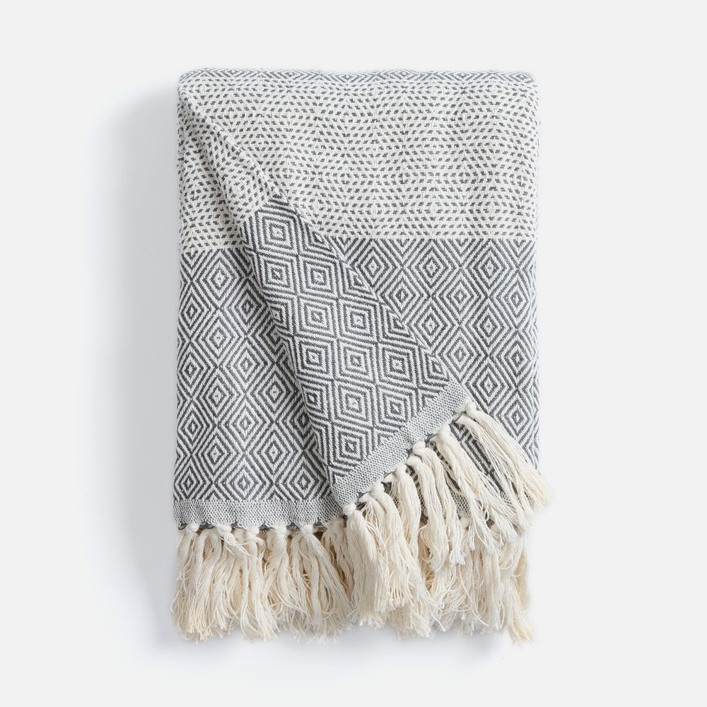 Плед Ladakh, серый-1