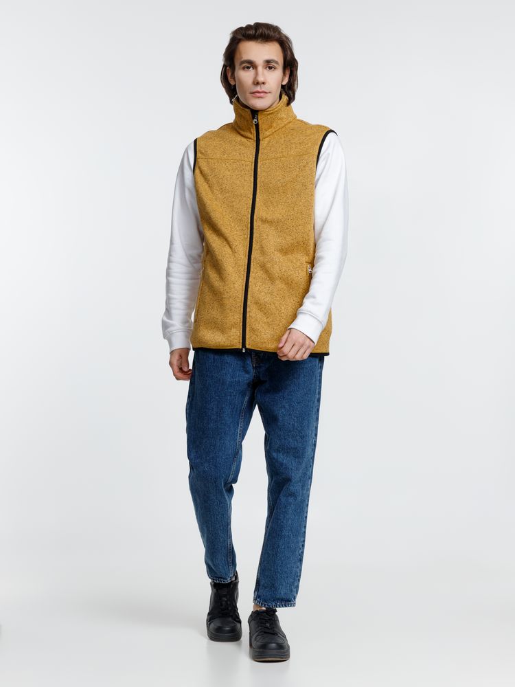 Жилет унисекс Gotland, горчичный-5