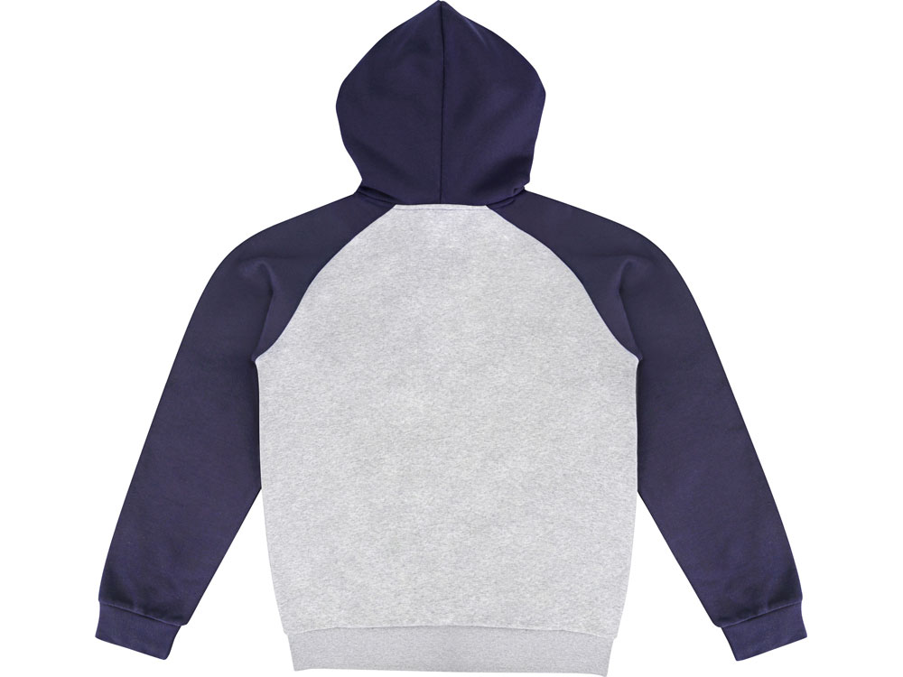 Толстовка с капюшоном Dublin мужская, темно-синий/серый меланж-14