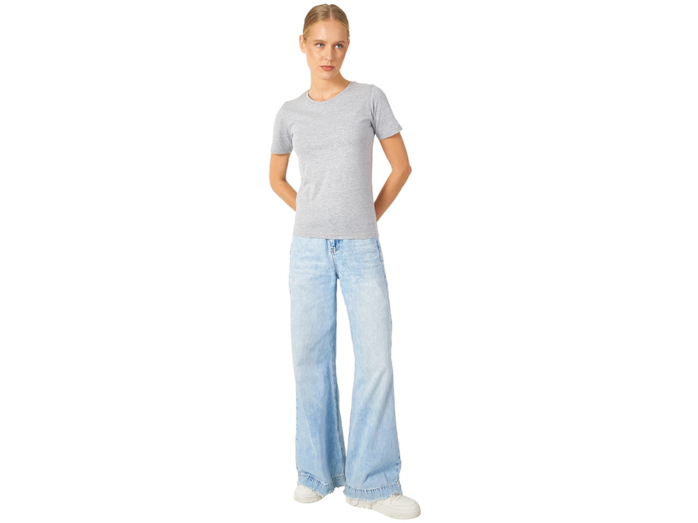 Футболка Heavy Super Club женская, серый меланж-3