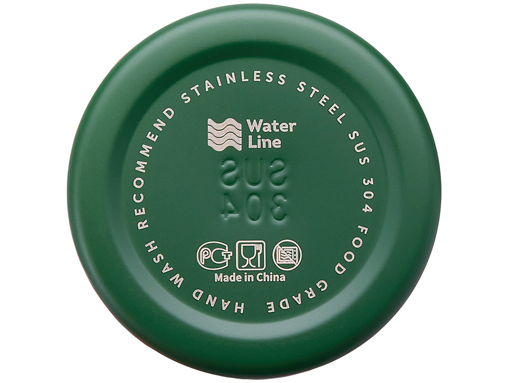 Стальная бутылка Rely, 650 мл, зеленый-4