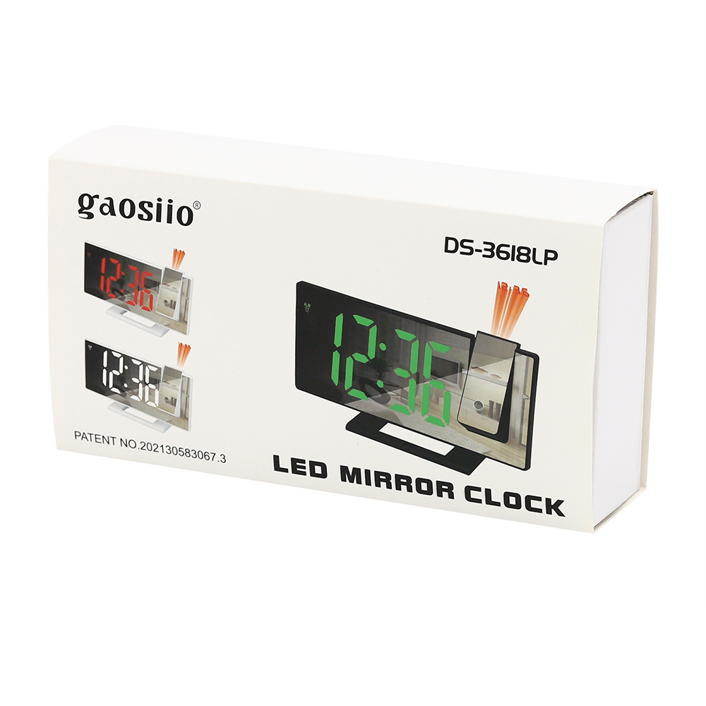 Часы-метеостанция Omix с проективным циферблатом, Белый-4