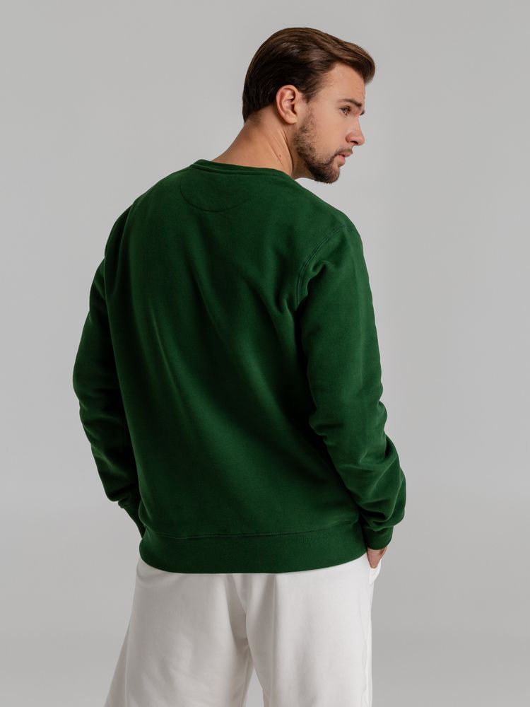 Свитшот унисекс King, темно-зеленый-3