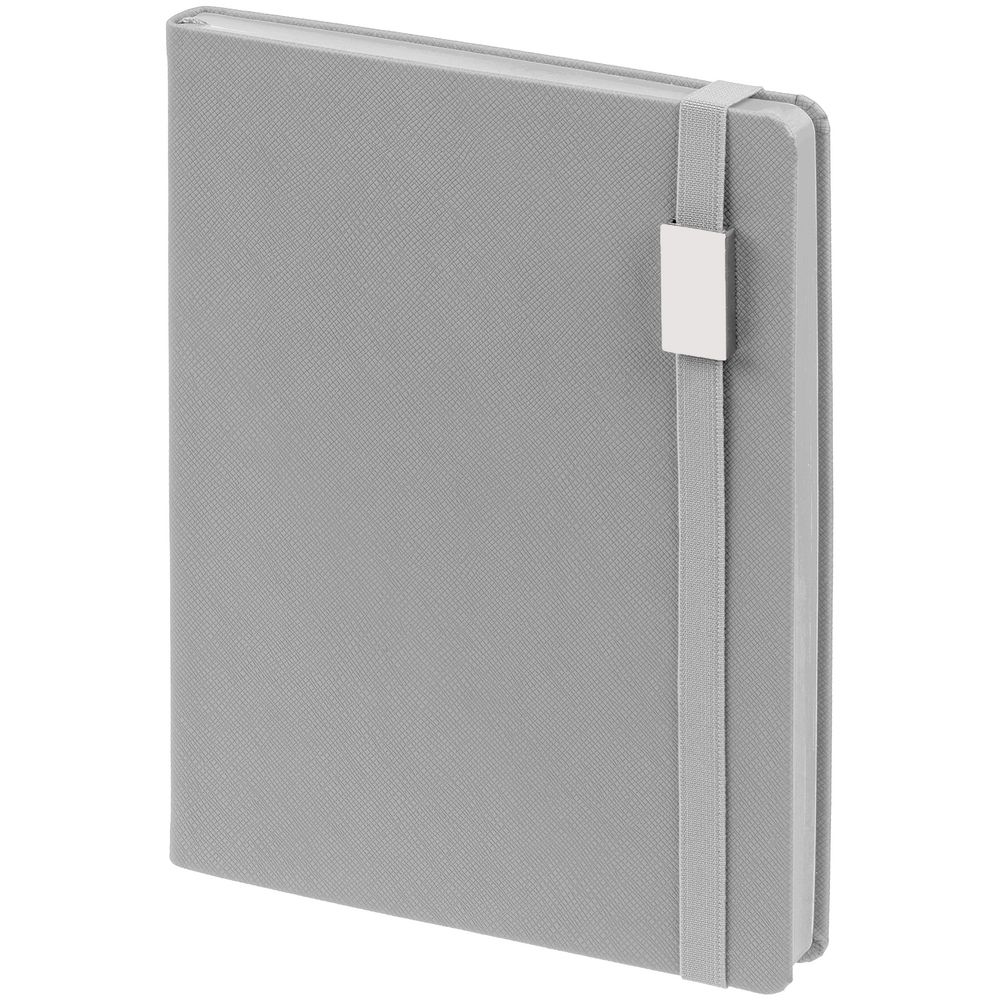 Ежедневник Must Metal, датированный, серый-0