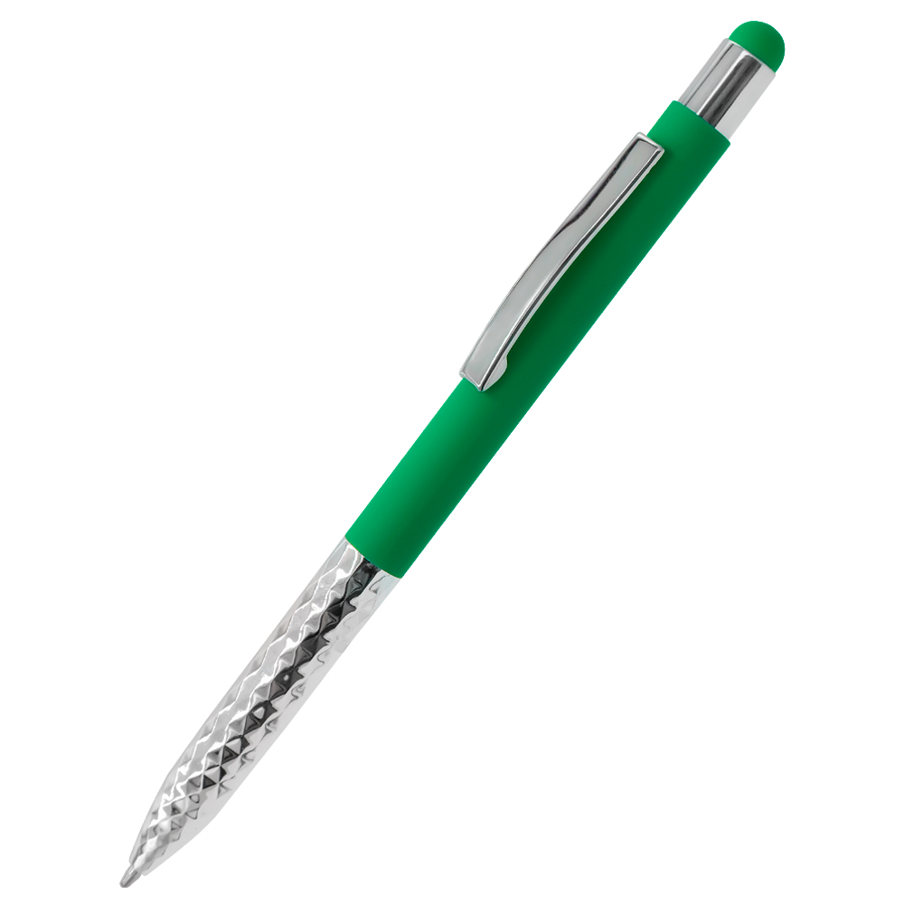 Ручка металлическая Party софт-тач, Темно-зеленый-0
