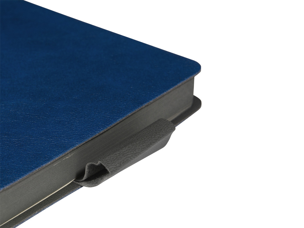 Ежедневник недатированный А5 Boston, синий (серый обрез)-2