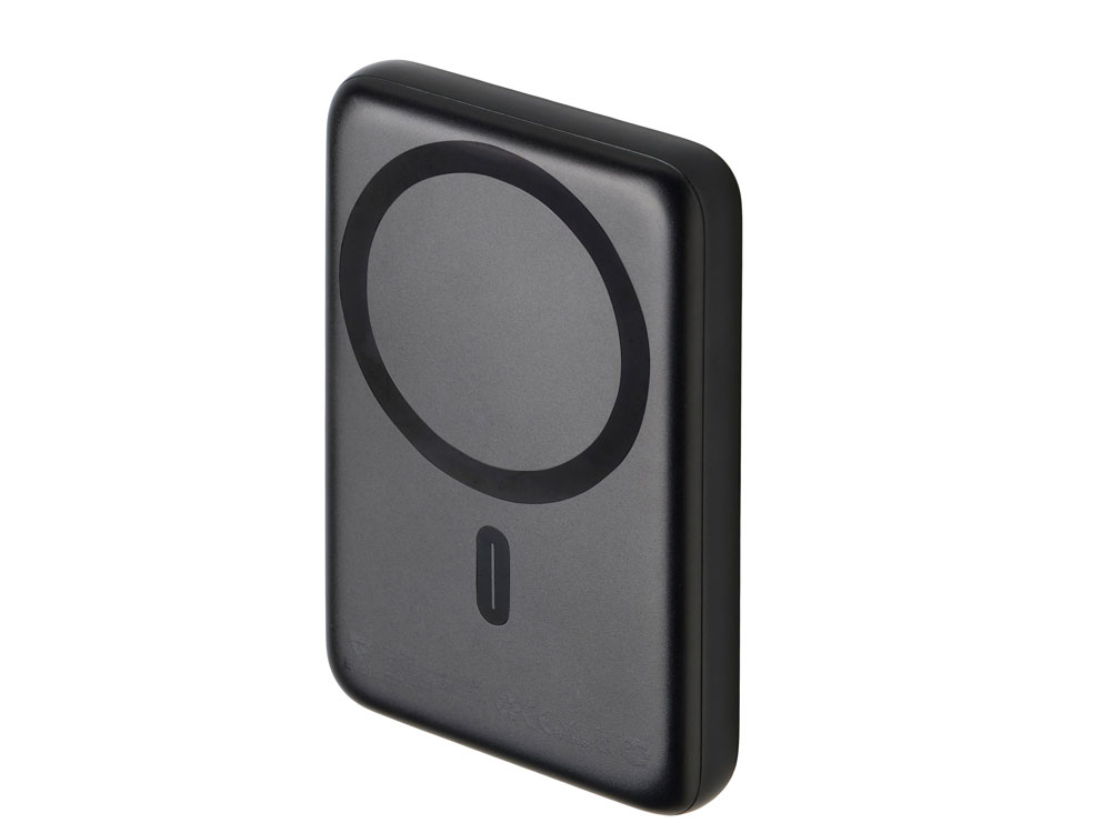 Магнитный внешний беспроводной аккумулятор Polarix, QC/PD, 10000 мАч, черный-0