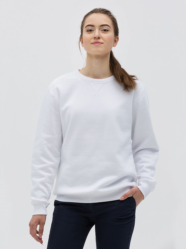 Толстовка унисекс Sully, белая-3