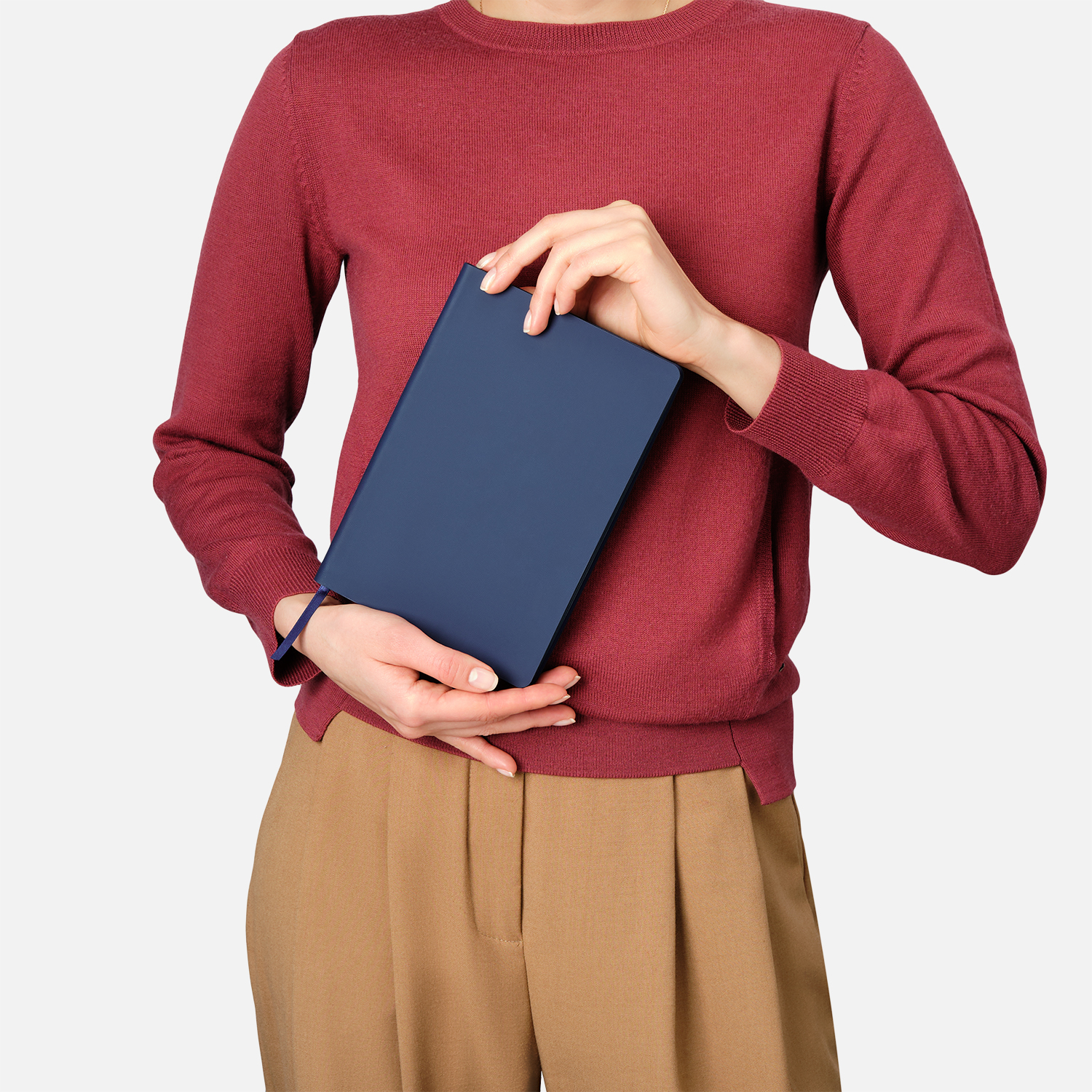 Ежедневник Latte soft touch недатированный, синий-8