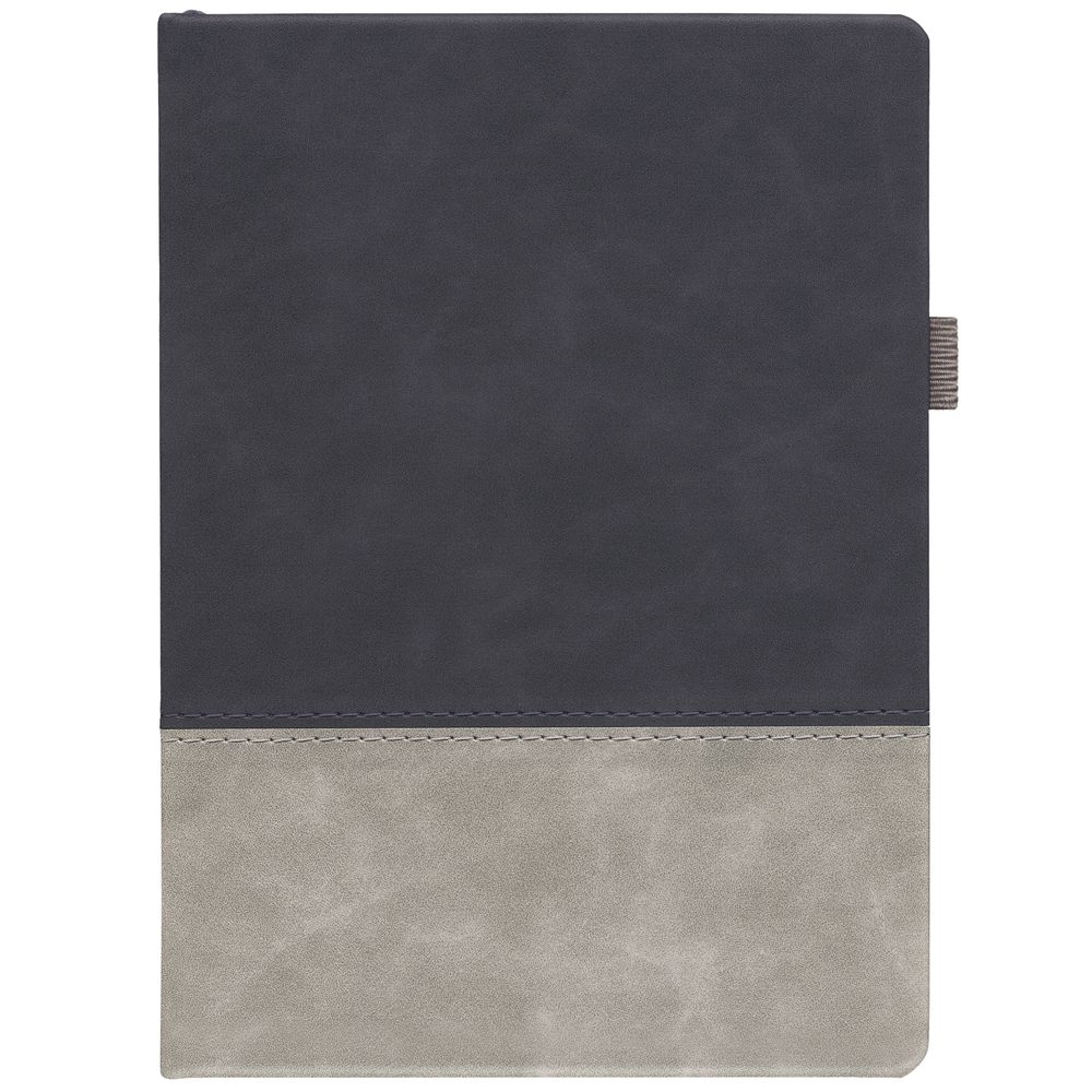 Ежедневник Horizon, недатированный, серый с черным-1