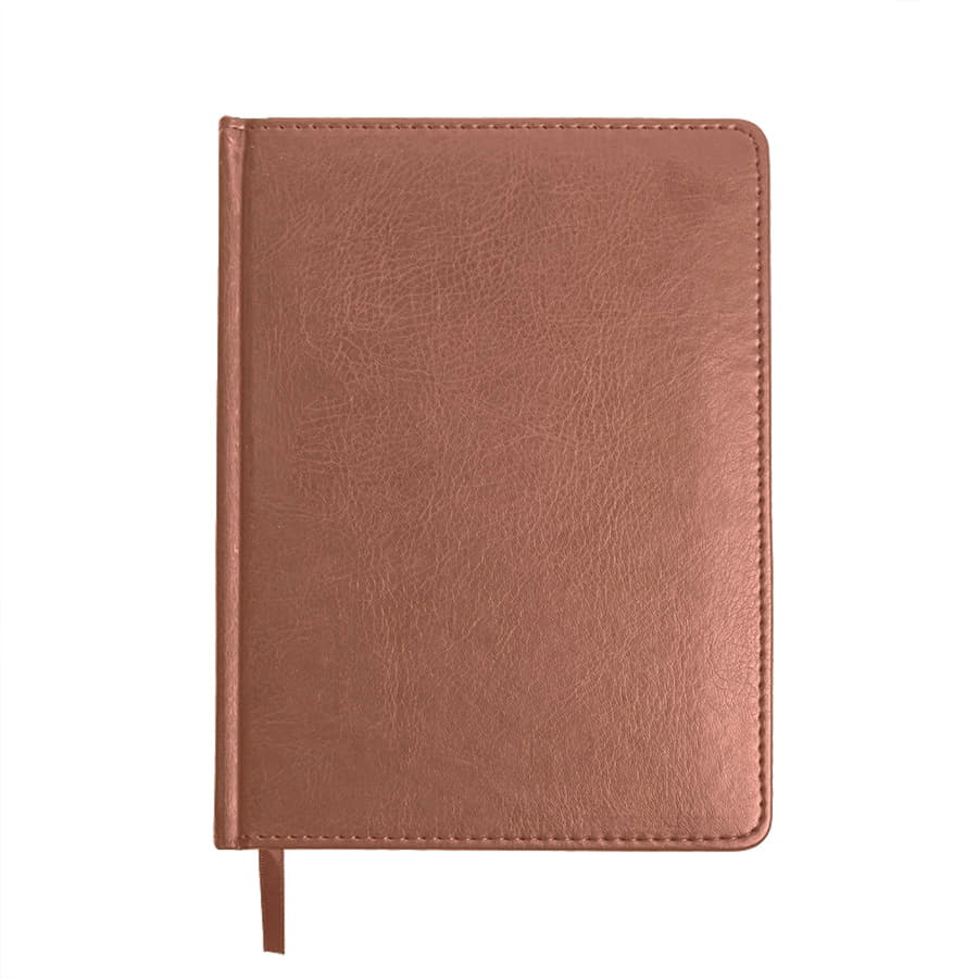 Ежедневник недатированный Joy, формат А5, в линейку, коричневый-1