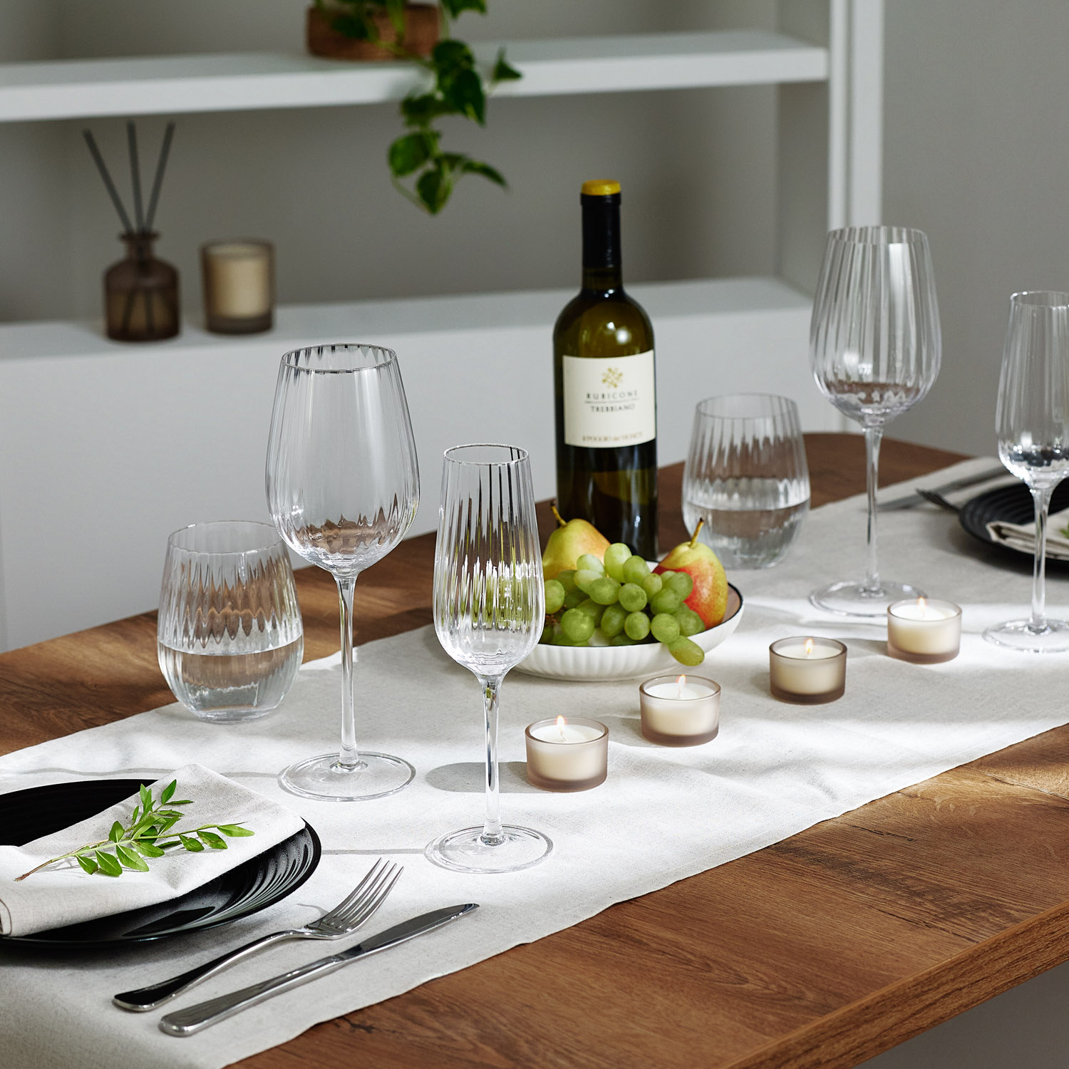 Стакан для воды Blanche, прозрачный-5