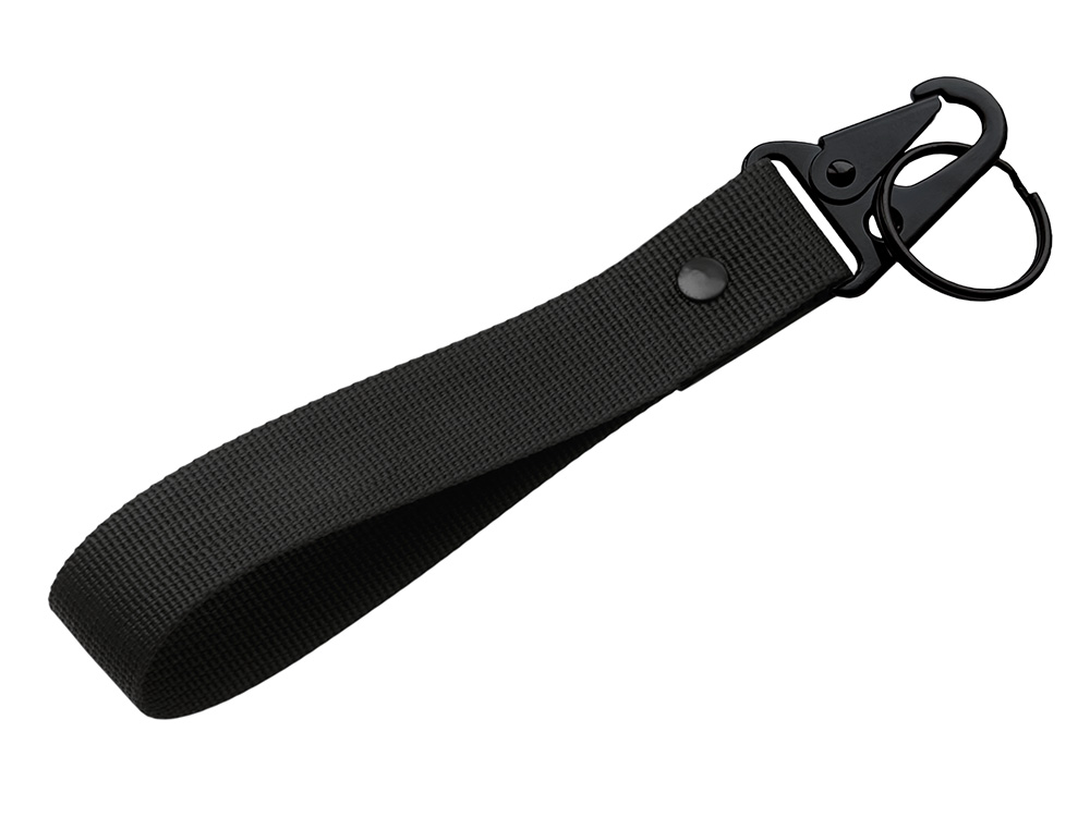 Ремувка Force с усиленным карабином, 2,5 см, черный-0