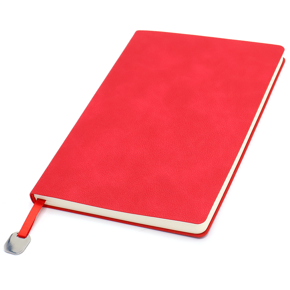 Ежедневник A5 недатированный Farfalla в мягком переплёте, Красный-1