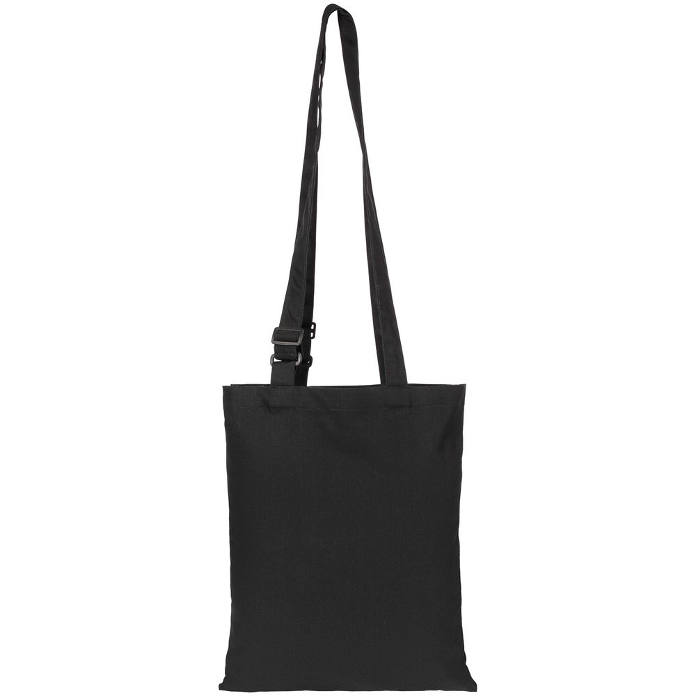 Сумка для покупок с регулируемыми ручками Leta, черная-2