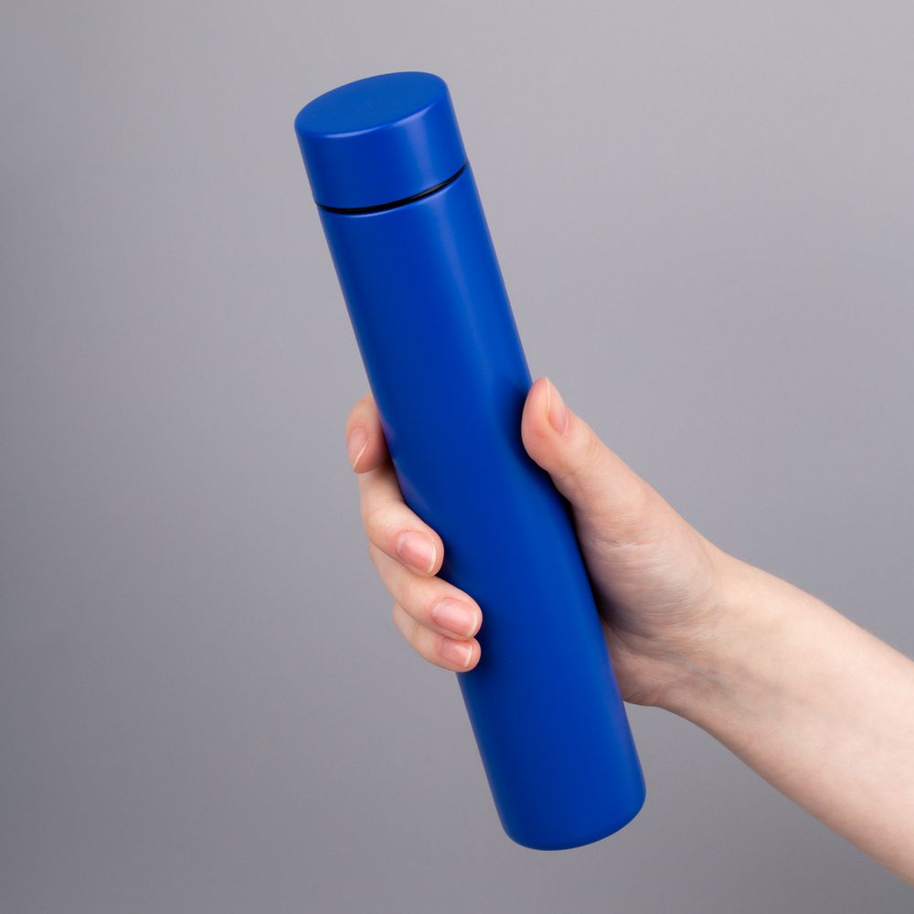 Термобутылка Metropolis, синяя-4