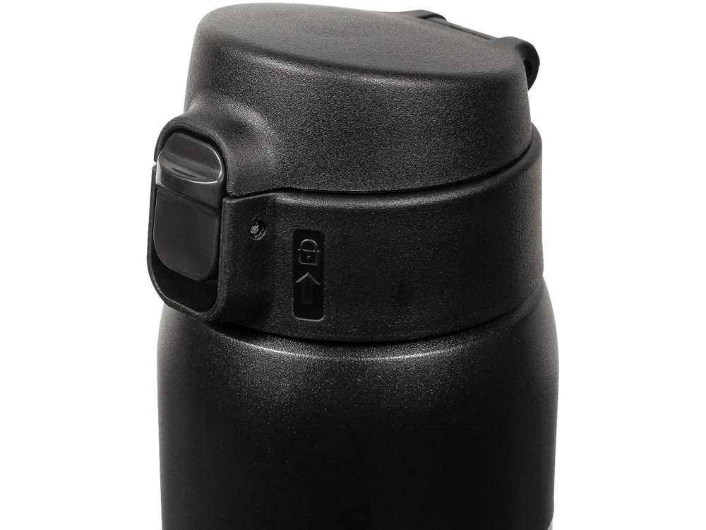 Термокружка Relaxika 701 (0,48 литра), черная (без лого)-8