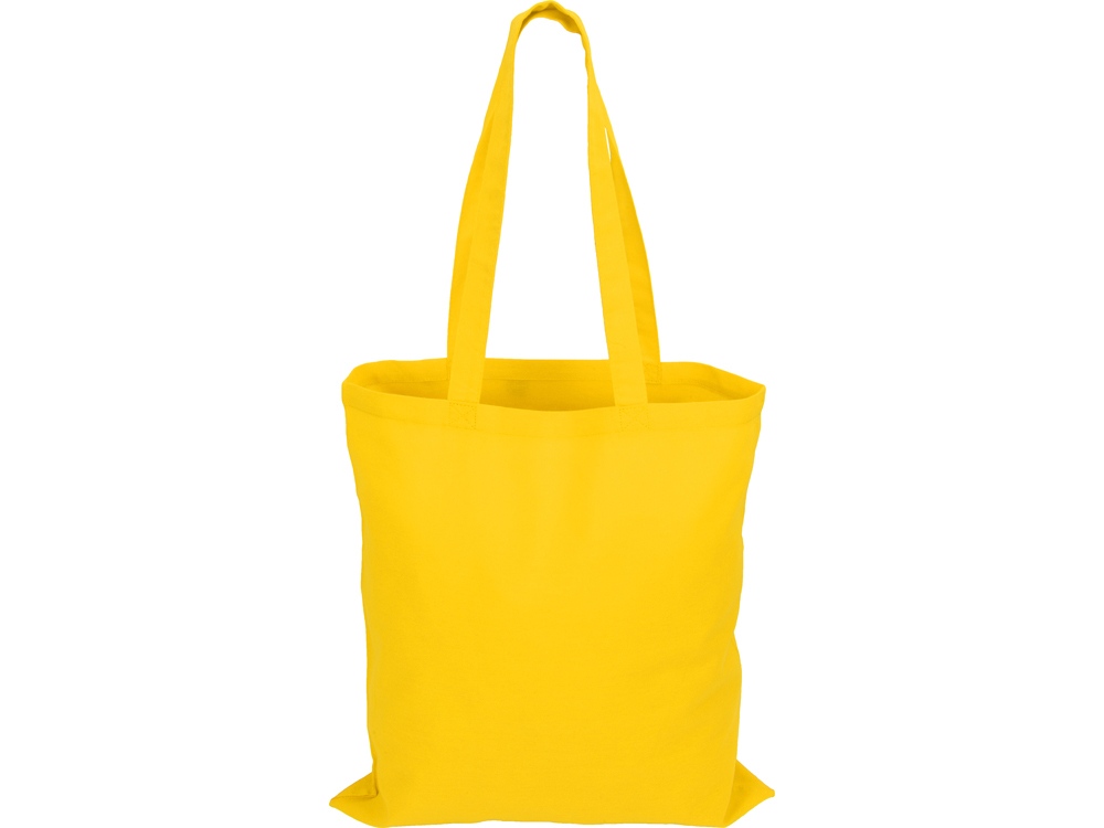 Сумка для шопинга Carryme 140 хлопковая, 140 г/м2, желтый-2