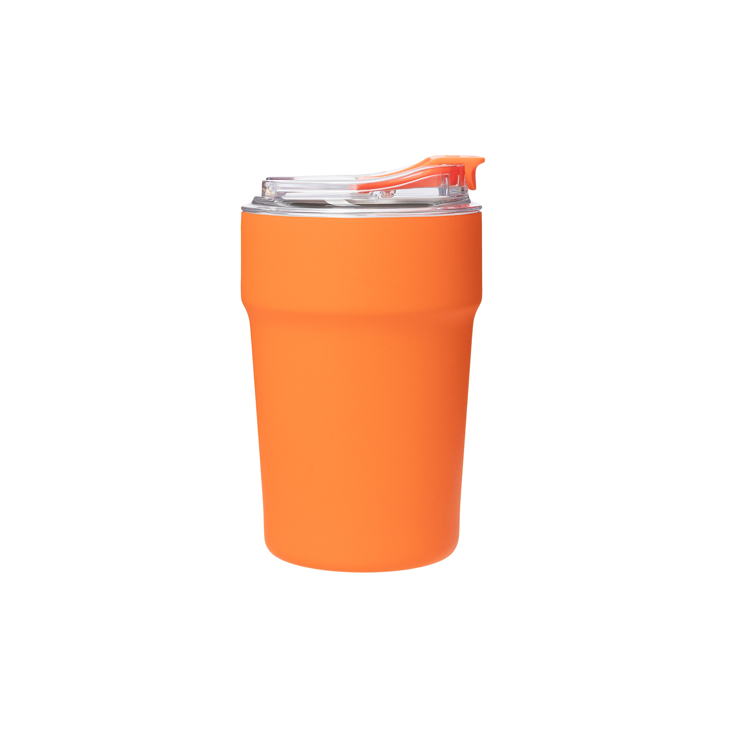 Термокружка вакуумная Monaco, оранжевая-4