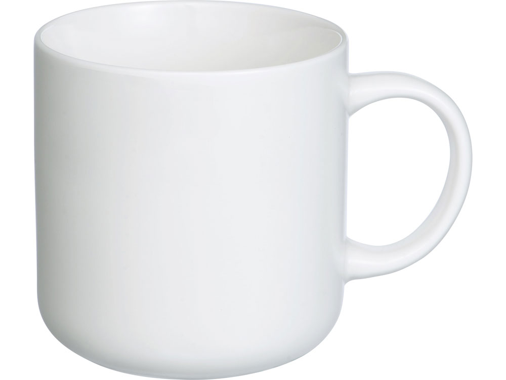 Кружка матовая Rita, 410мл, белый-1
