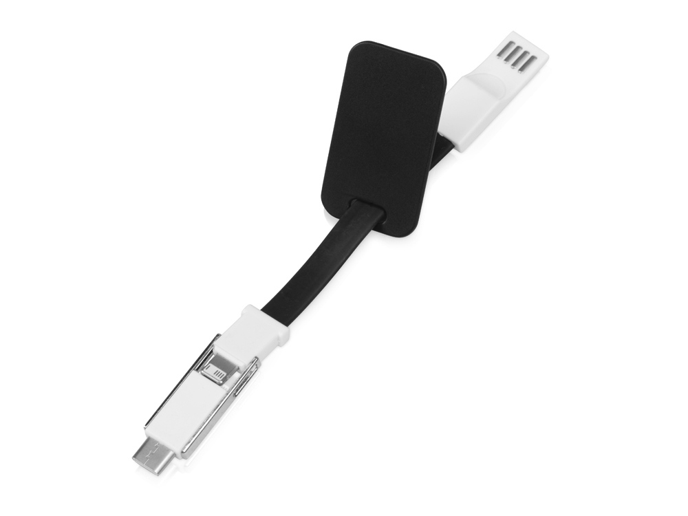 Зарядный кабель 3-в-1 Charge-it, черный-3