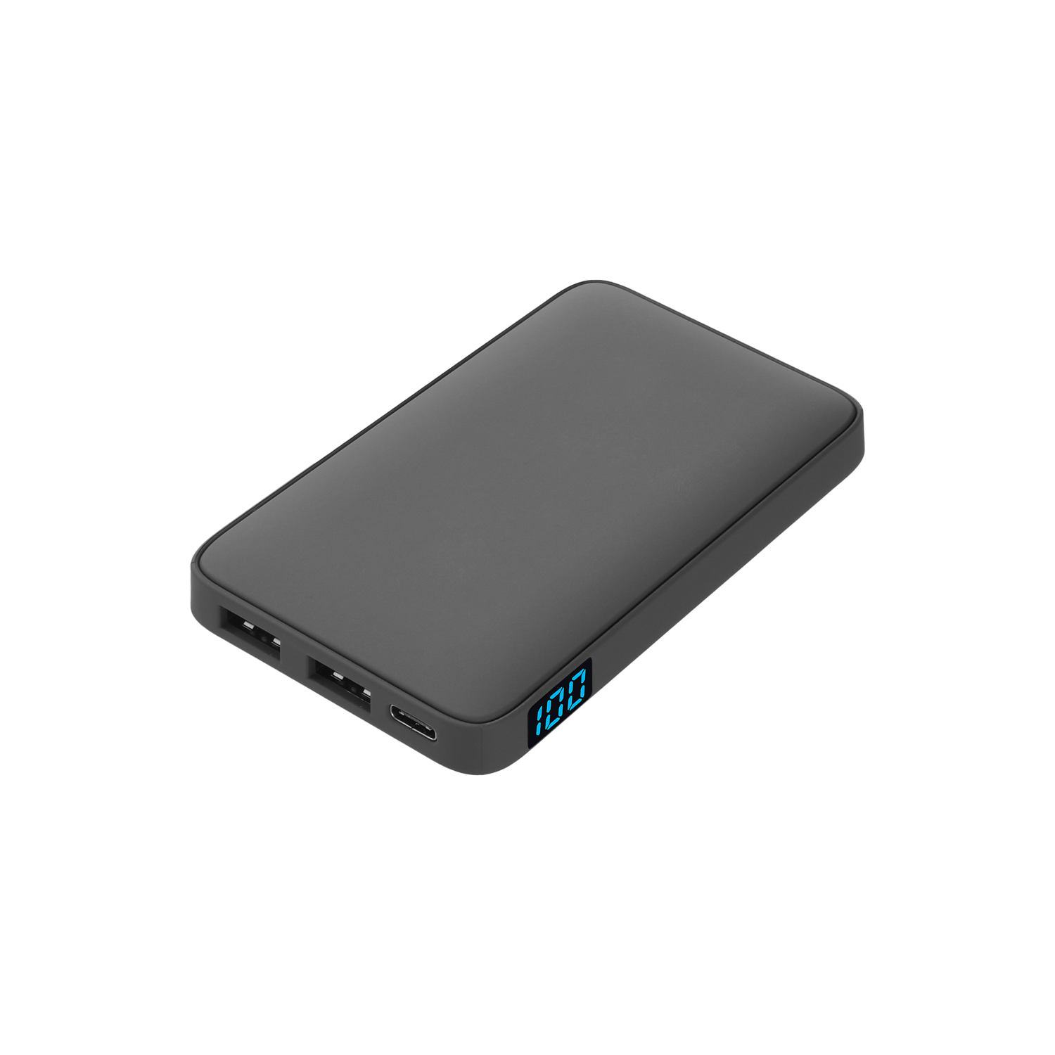 Внешний аккумулятор с подсветкой Ancor 5000 mAh, серый-0