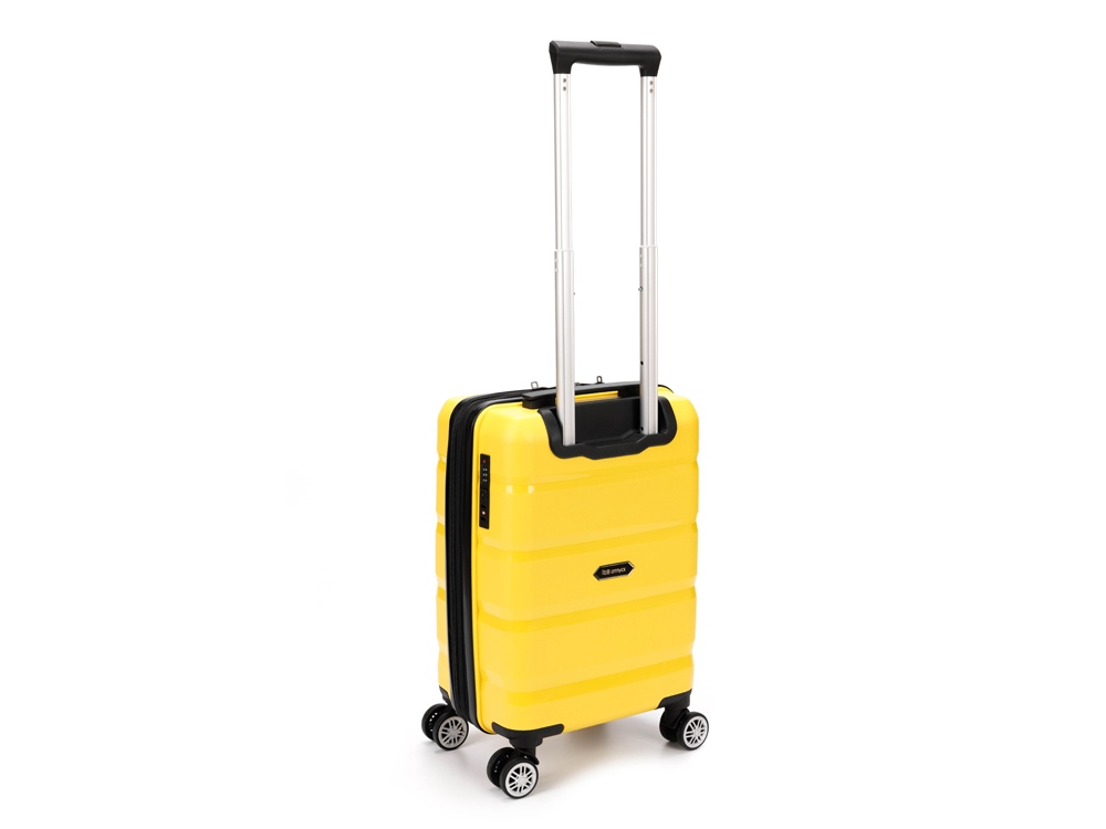 Чемодан TORBER В Отпуск, жёлтый, полипропилен, 33 х 22 х 53 см, 35 л-2