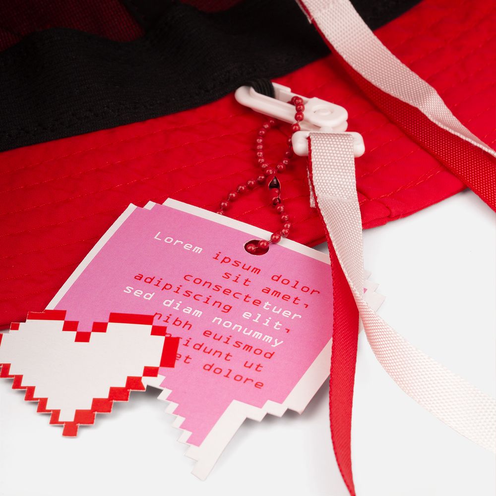 Цепочка для крепления Sharic, красная-4