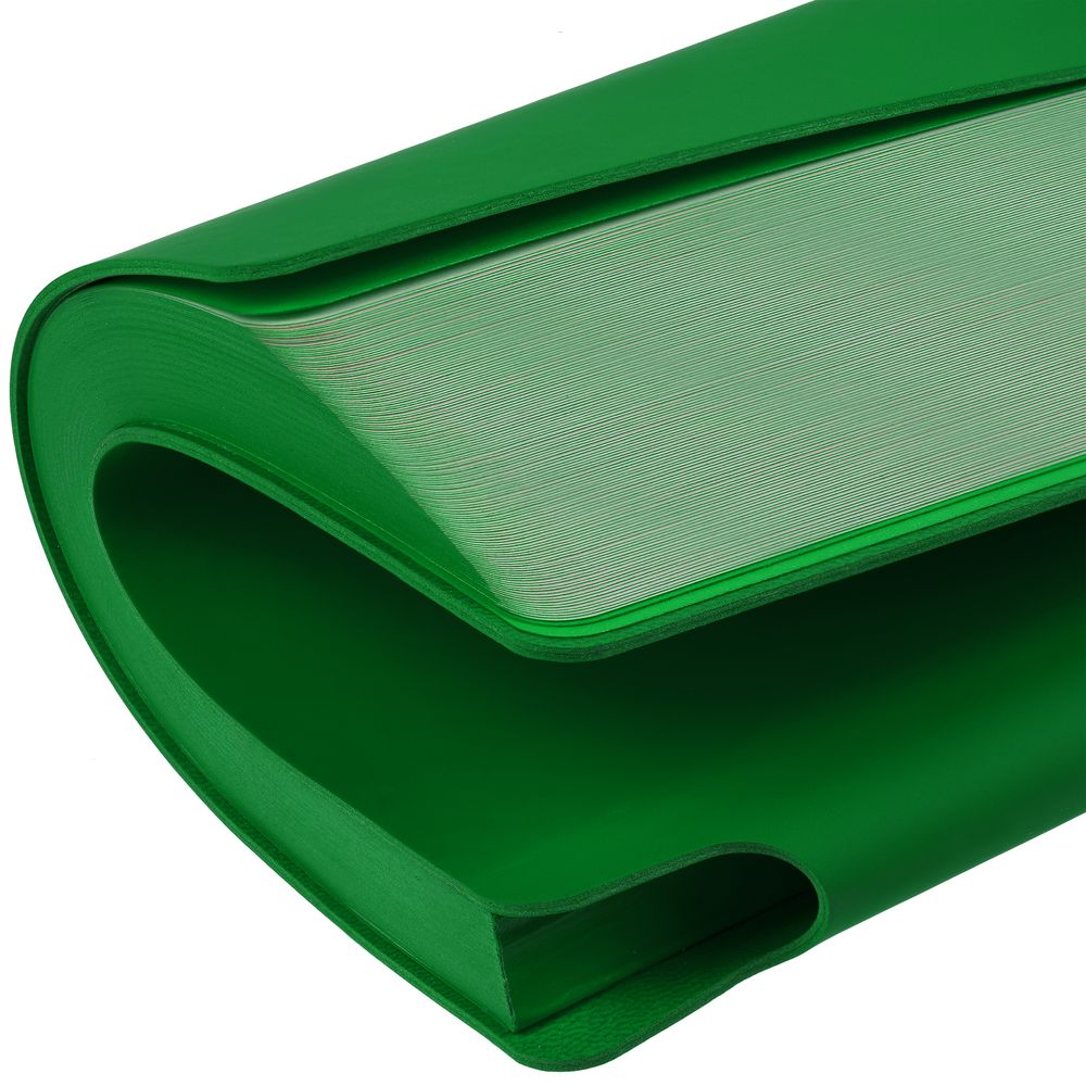 Ежедневник Flexpen Shall, недатированный, зеленый-4