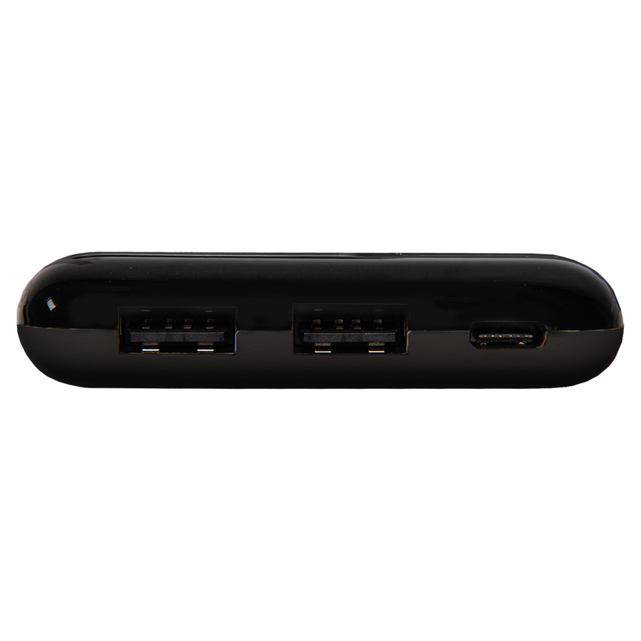 Универсальный аккумулятор Num 10 (10000 мАч), черный, 13,9х6.9х1,4 см, черный-3