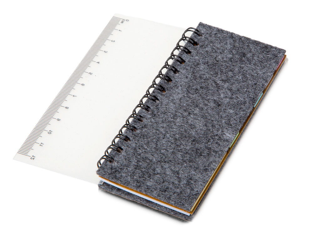 Мини-блокнот со стикерами А7 Felt-4