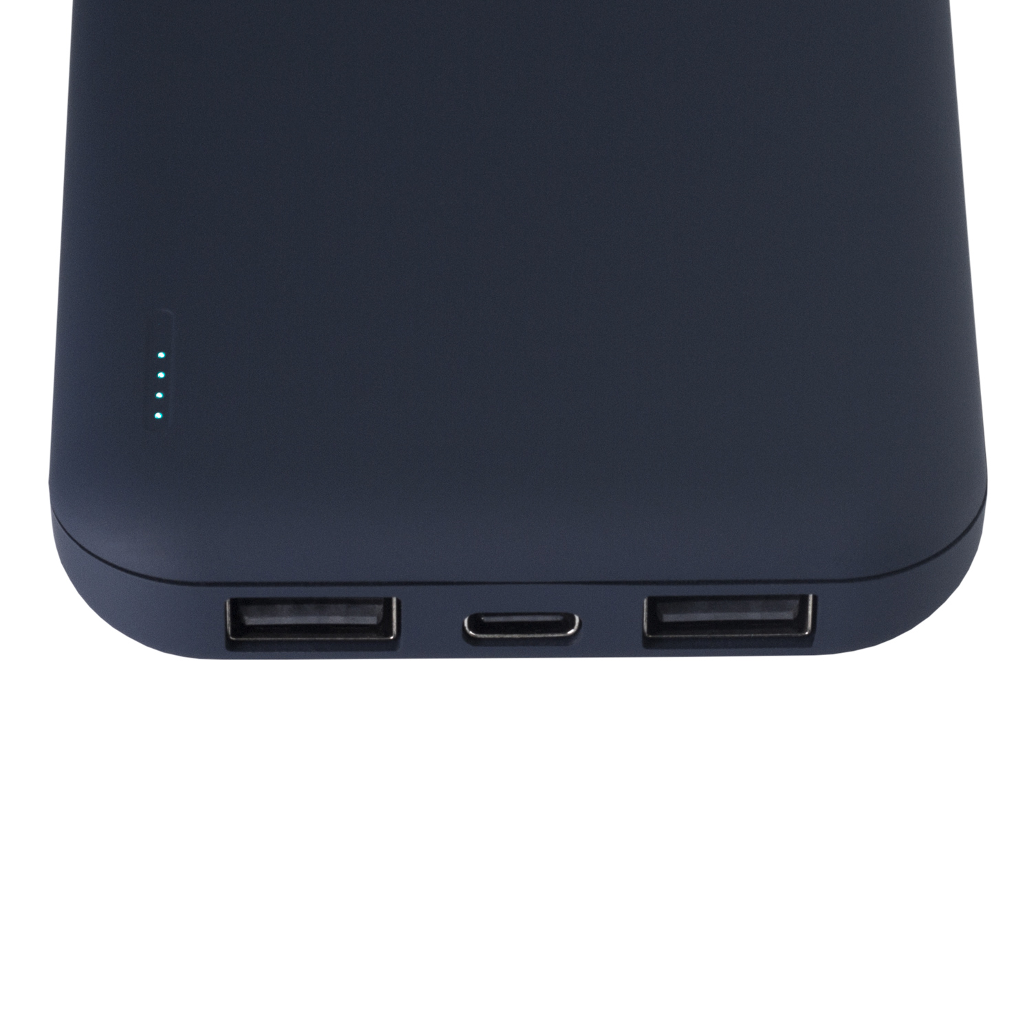 Внешний аккумулятор с подсветкой Luce 10000 mAh, синий-6