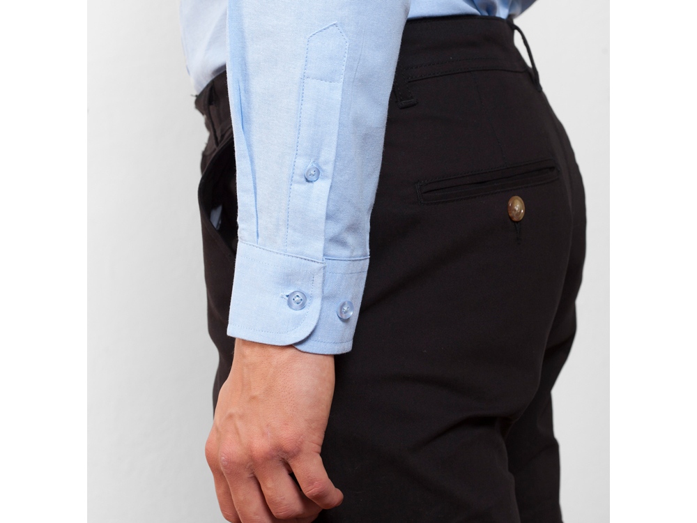 Рубашка мужская Oxford, небесно-голубой-8