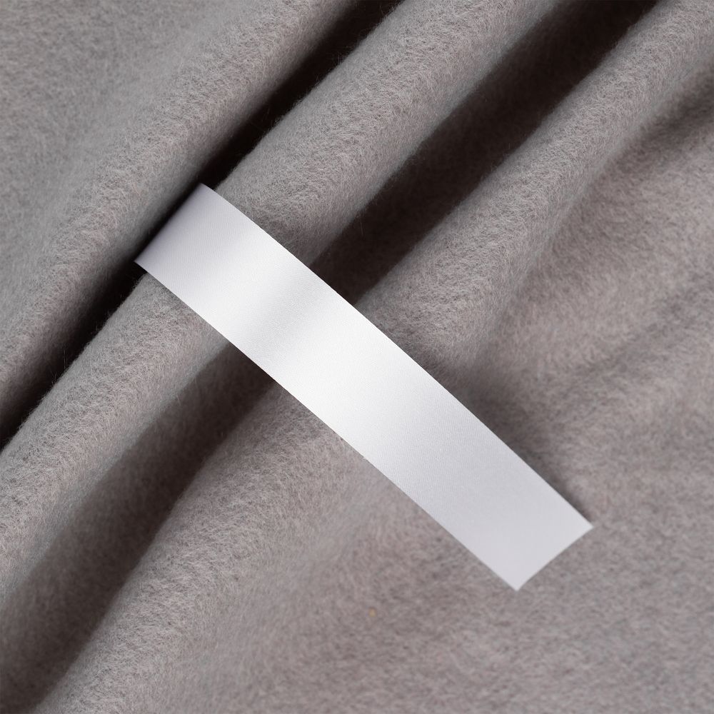 Лента сатиновая Satin 20 XXL, белая, 210 см-0