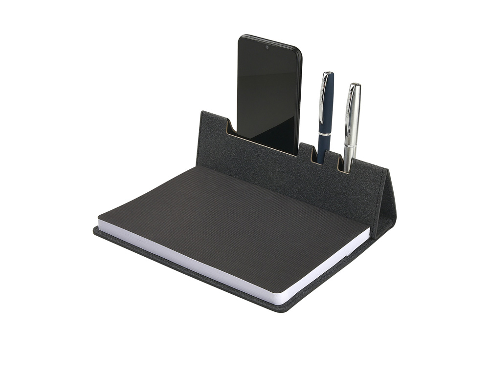 Ежедневник недатированный А5  La Manche, серый графитовый-2